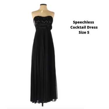 Speechless black maxi Cocktail Dress Small - image 1