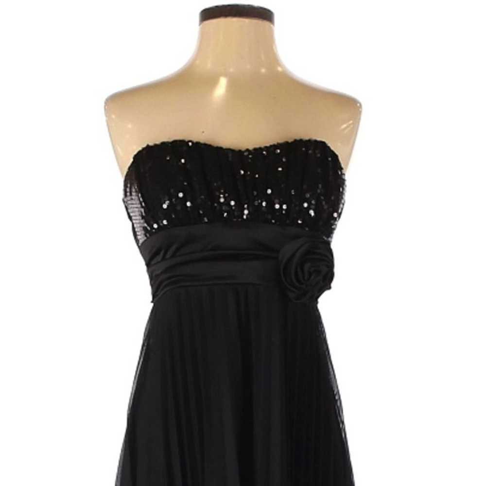Speechless black maxi Cocktail Dress Small - image 2