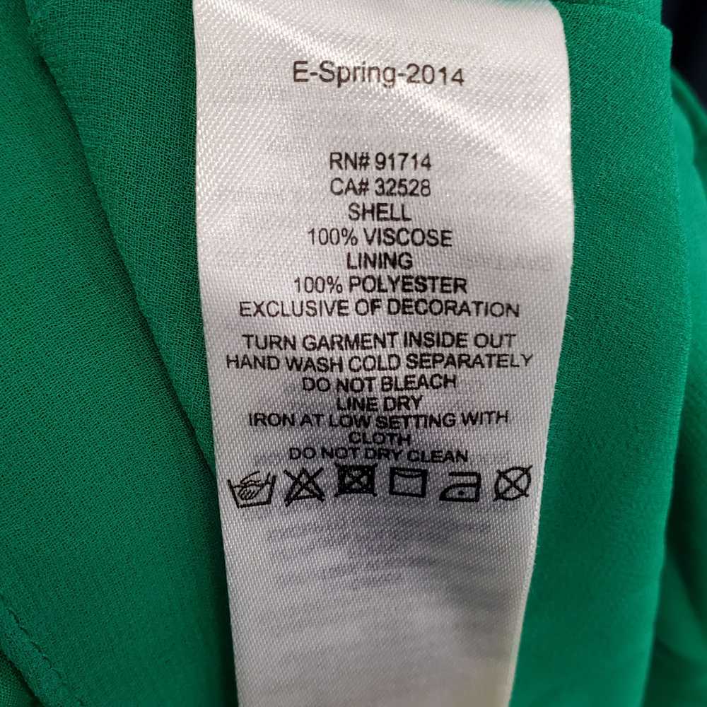 Armani Exchange Women Green Sleeveless Mini Dress… - image 2