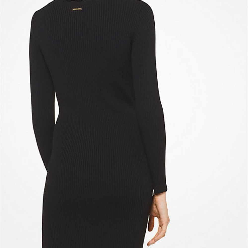 Michael Kors Lace-Front Ribbed Dress - image 7