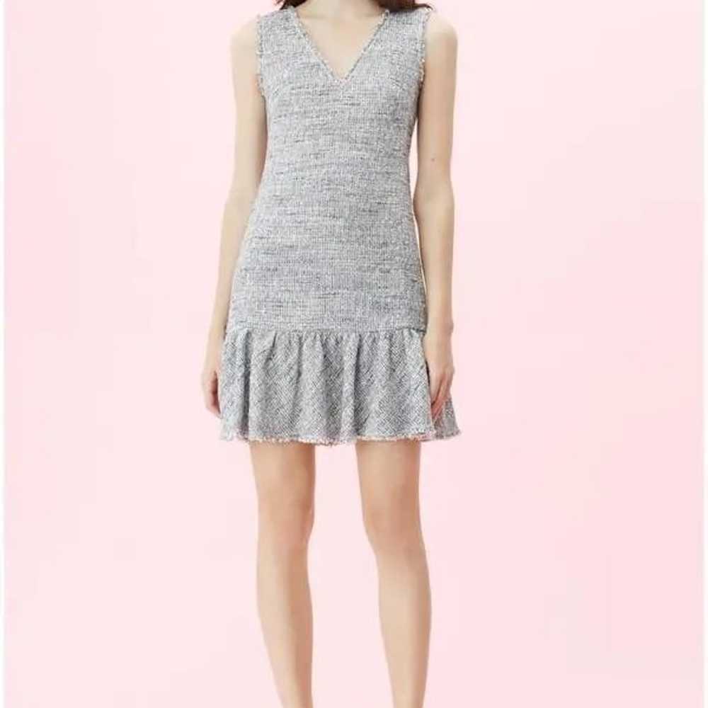 Rebecca Taylor Sleevless Tweed Drop Waist Dress w… - image 2