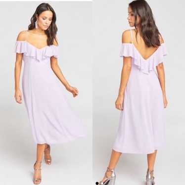 Show Me Your Mumu Purple Camilla Midi Dress Size … - image 1
