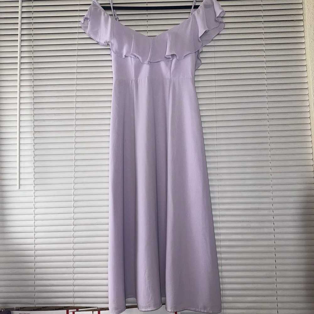 Show Me Your Mumu Purple Camilla Midi Dress Size … - image 2