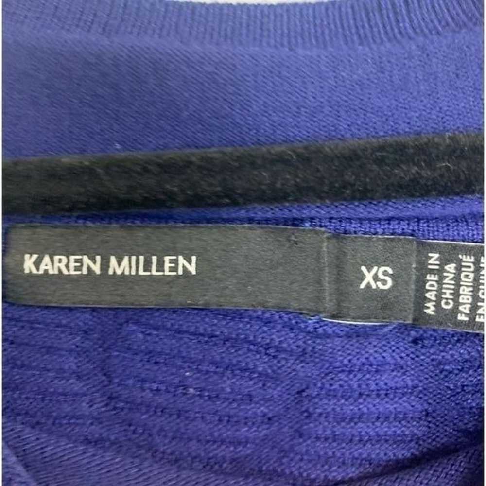 Karen Millen Blue Cable Knit Design Bodycon Dress… - image 9