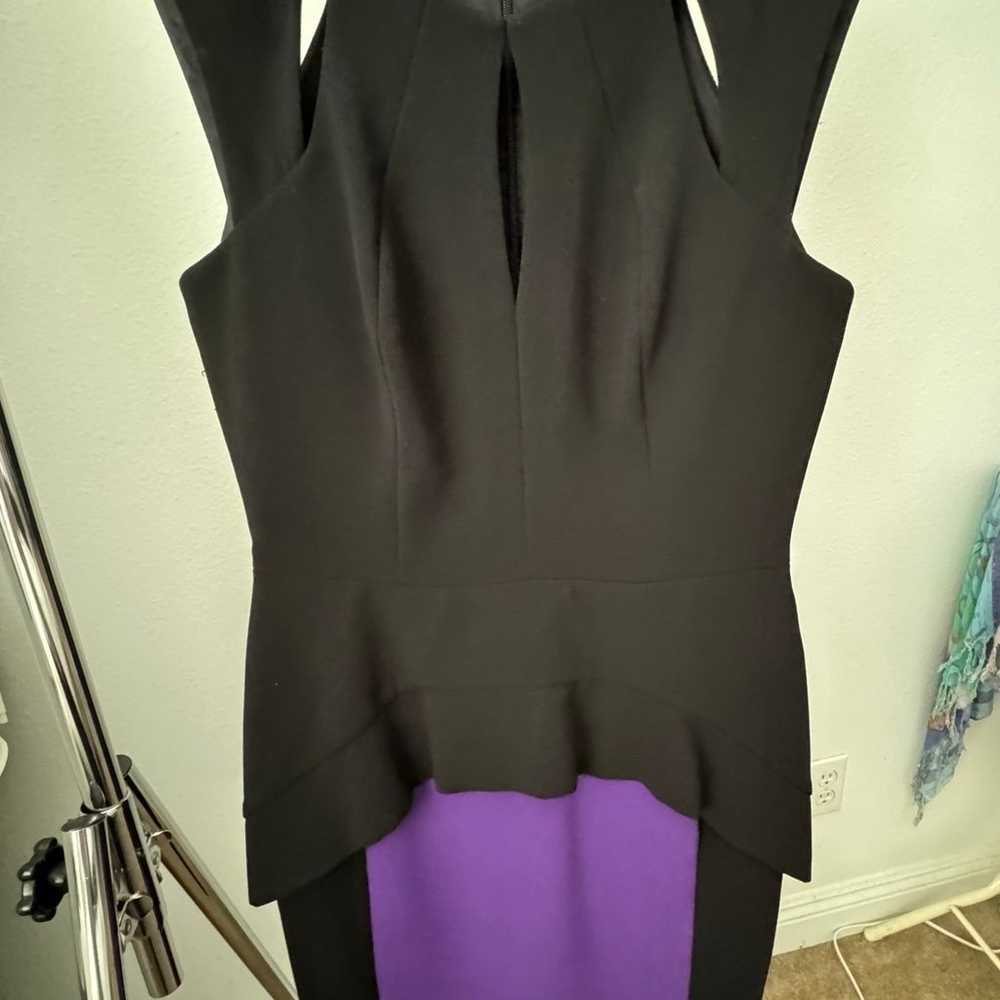 Black halo dress size 8 - image 4