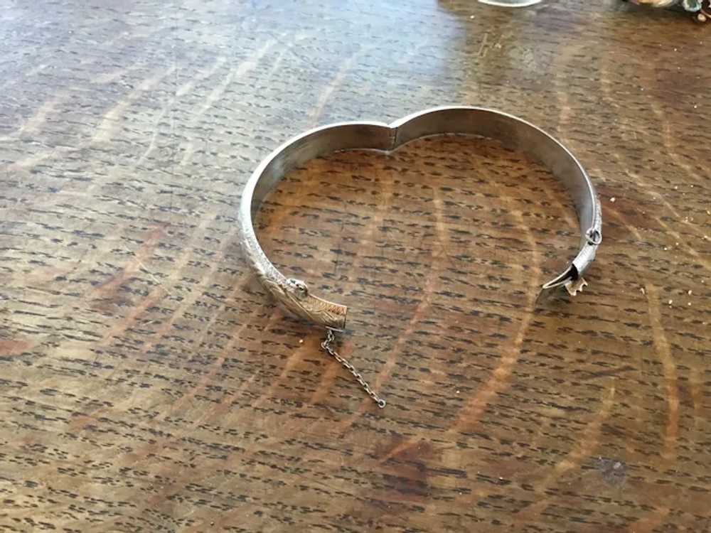 Etched Silver Bracelet - image 3