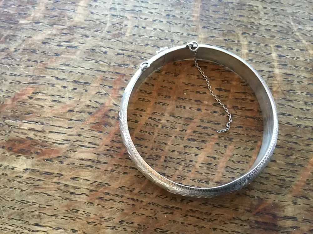 Etched Silver Bracelet - image 5