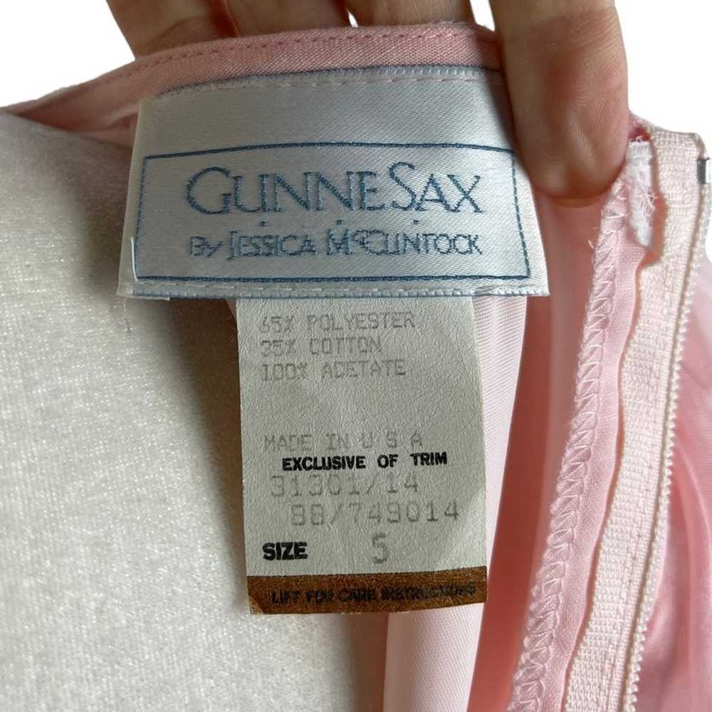 VTG Gunne Sax Midi Victorian Dress 1980s Cottagec… - image 4