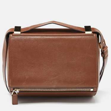 GIVENCHY Brown Leather Medium Pandora Box Bag - image 1