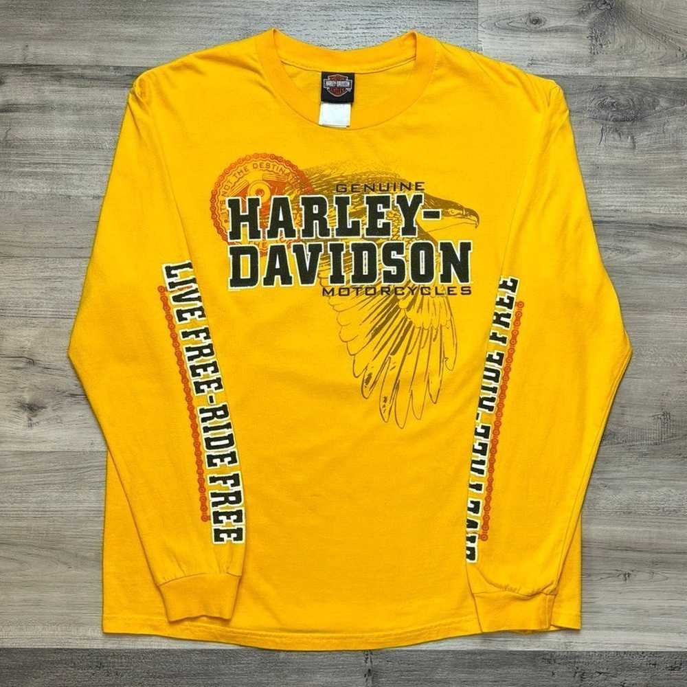 Mens Vintage Harley Davidson T-Shirt Large - image 1