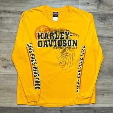 Mens Vintage Harley Davidson T-Shirt Large - image 1