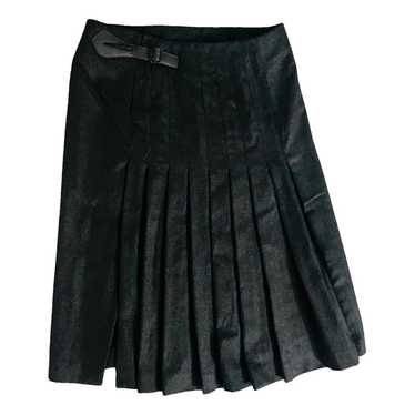 Hermès Wool mid-length skirt - image 1