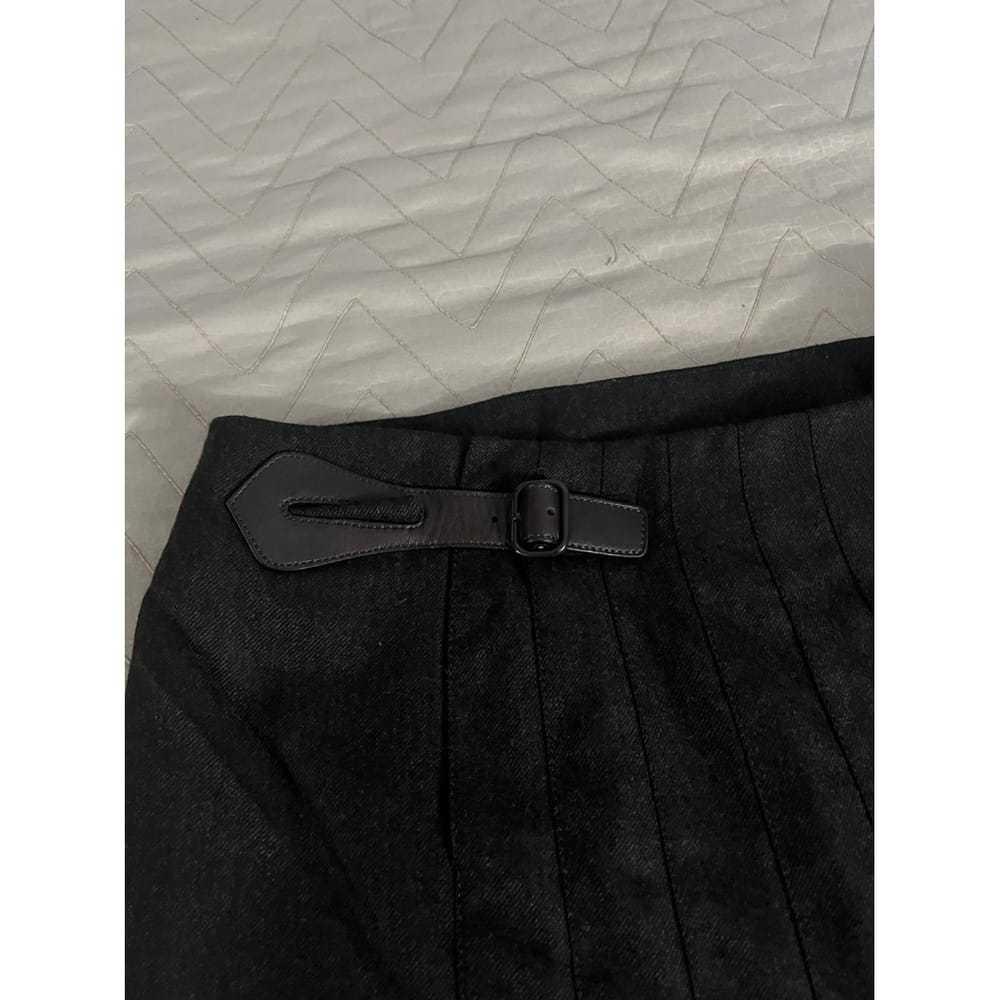 Hermès Wool mid-length skirt - image 4