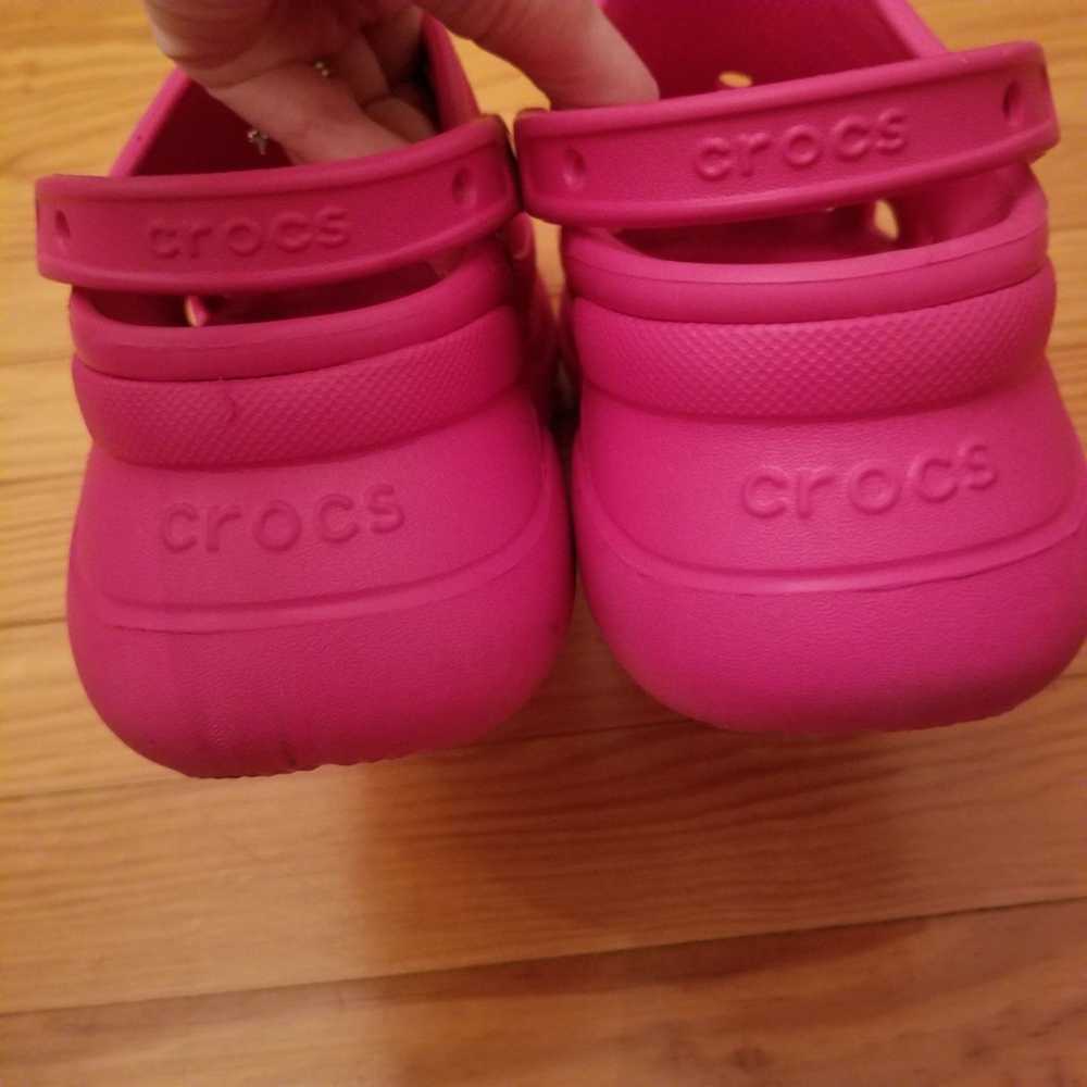 Crocs Crocs 8 Hot Pink Platform Iconic Comfort Clogs … - Gem