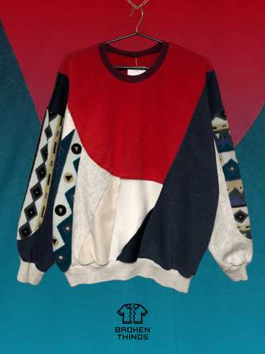 Custom × Custom Sweatshirt REWORK🧵 Vintage color… - image 1