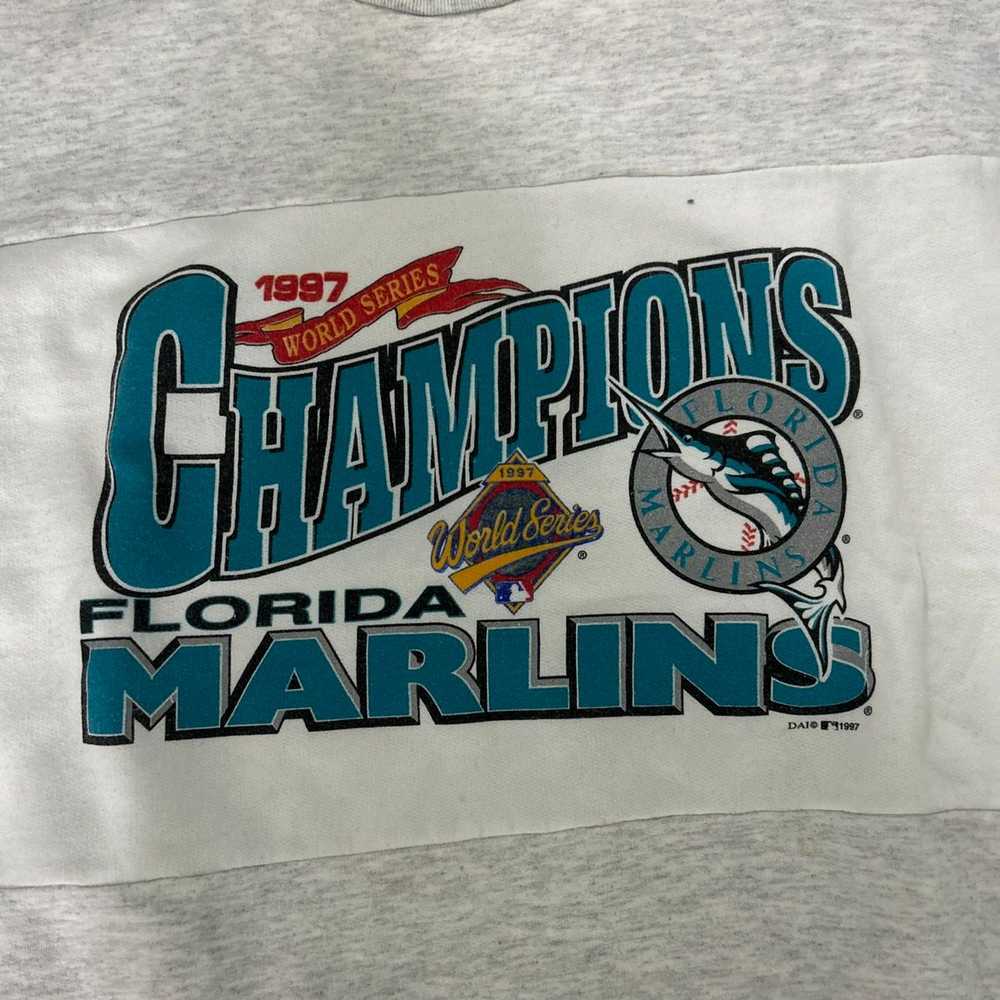 MLB × Vintage Vintage 1997 Florida marlins sweats… - image 3