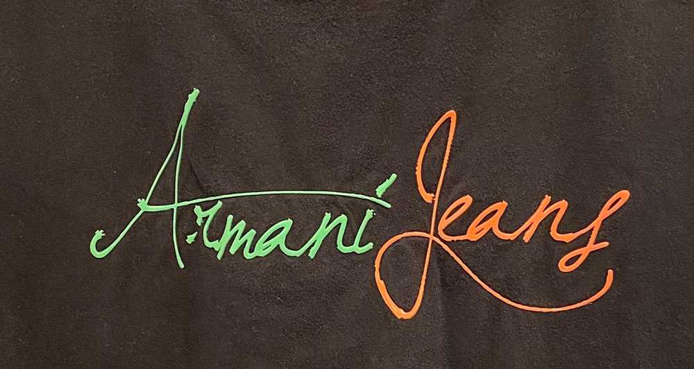 Armani × Vintage Vintage Armani Jeans Womens Blac… - image 4