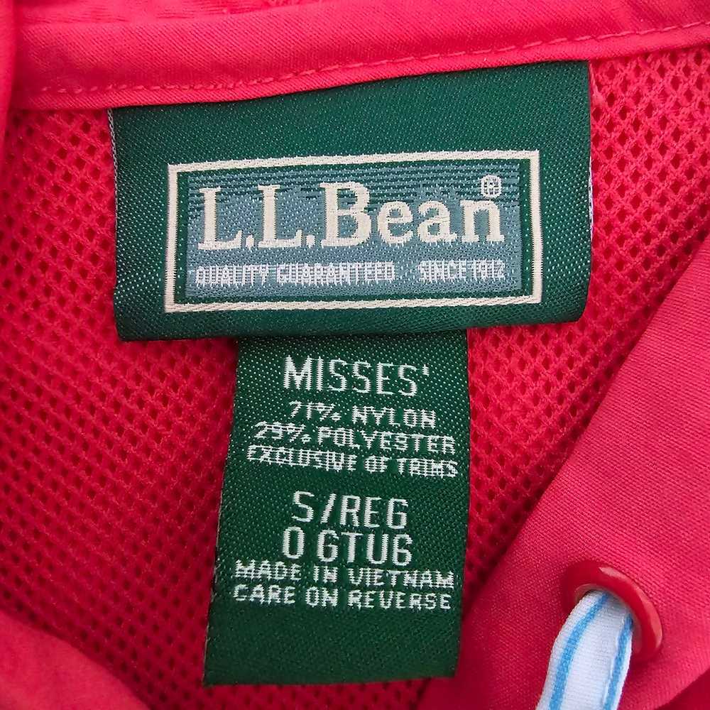 L.L. Bean LL Bean Hooded Windbreaker 1/4 Zip Popo… - image 11