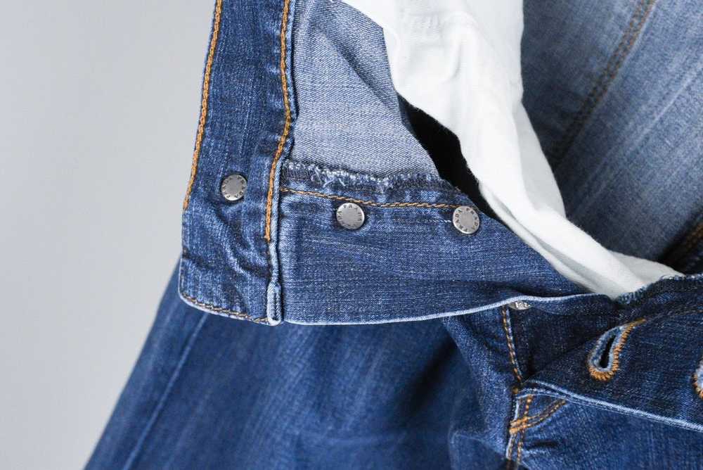 Prada Vintage prada classic raw blue pant jeans - image 9