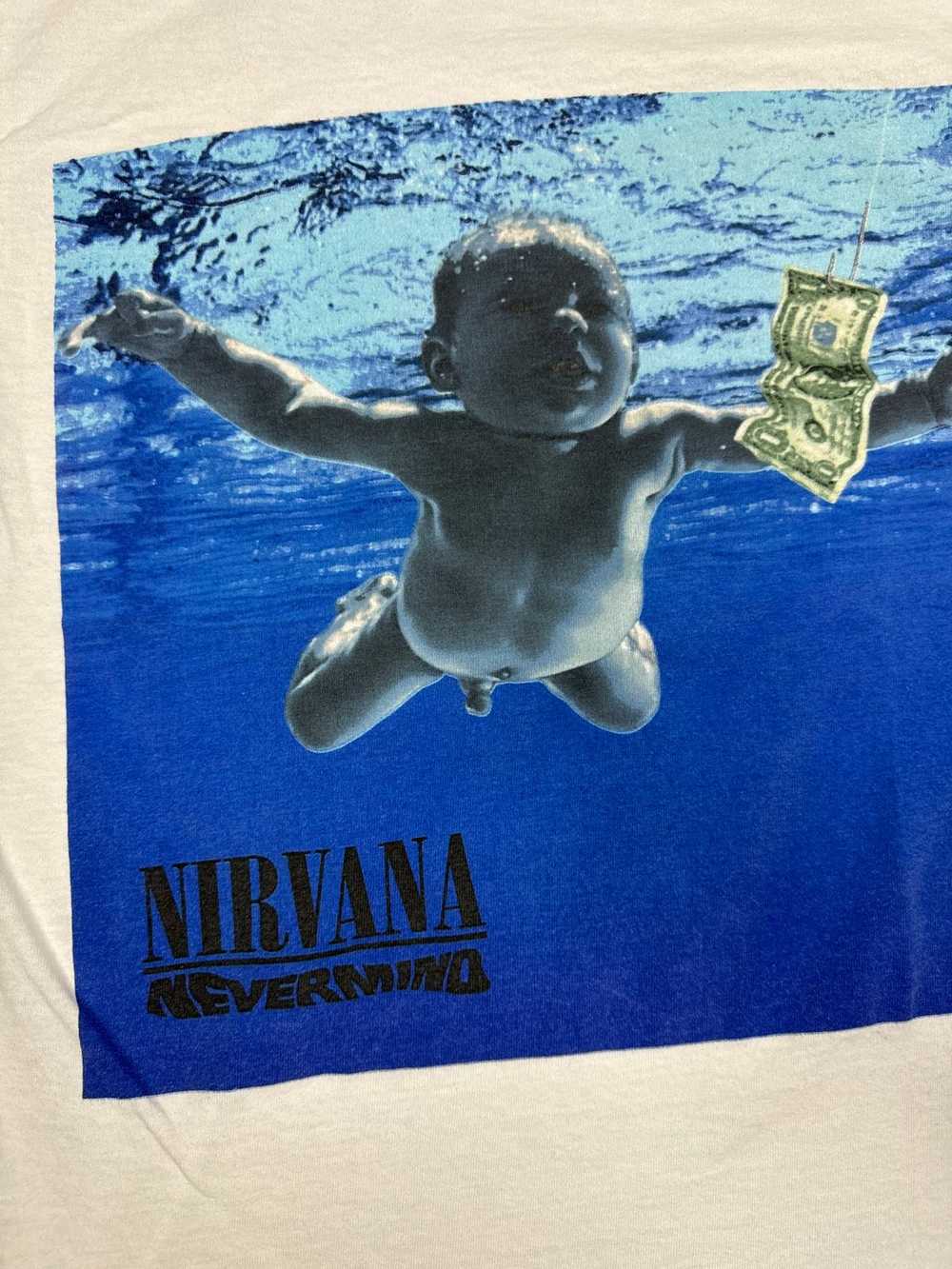 Band Tees × Nirvana × Vintage Vintage Nirvana Nev… - image 9