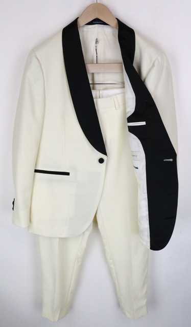 Suitsupply LA SPALLA UK42S Tux Off-White Black Woo