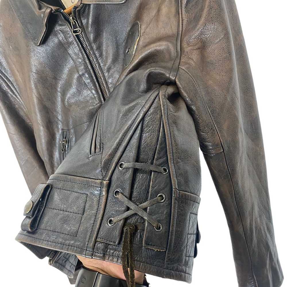 Chevignon × Leather Jacket × Vintage ✨Authentic C… - image 8