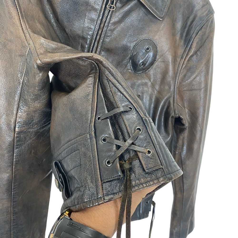 Chevignon × Leather Jacket × Vintage ✨Authentic C… - image 9