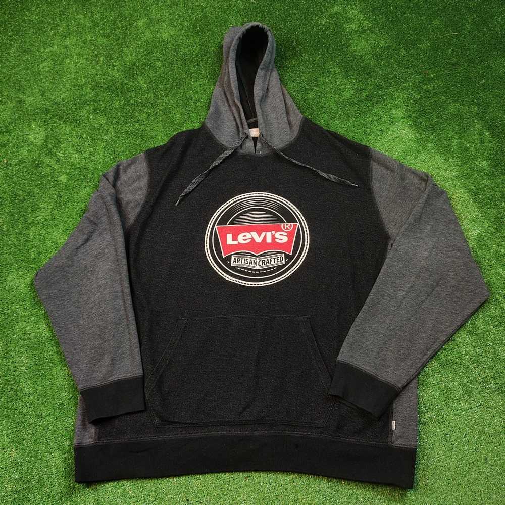 Levi's × Vintage Vintage Levi's Hoodie 2XL gray b… - image 1