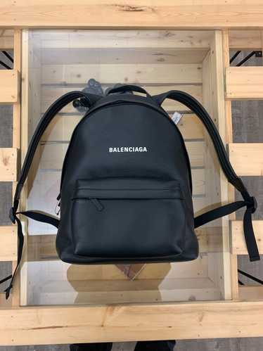 Balenciaga Balenciaga black leather backpack