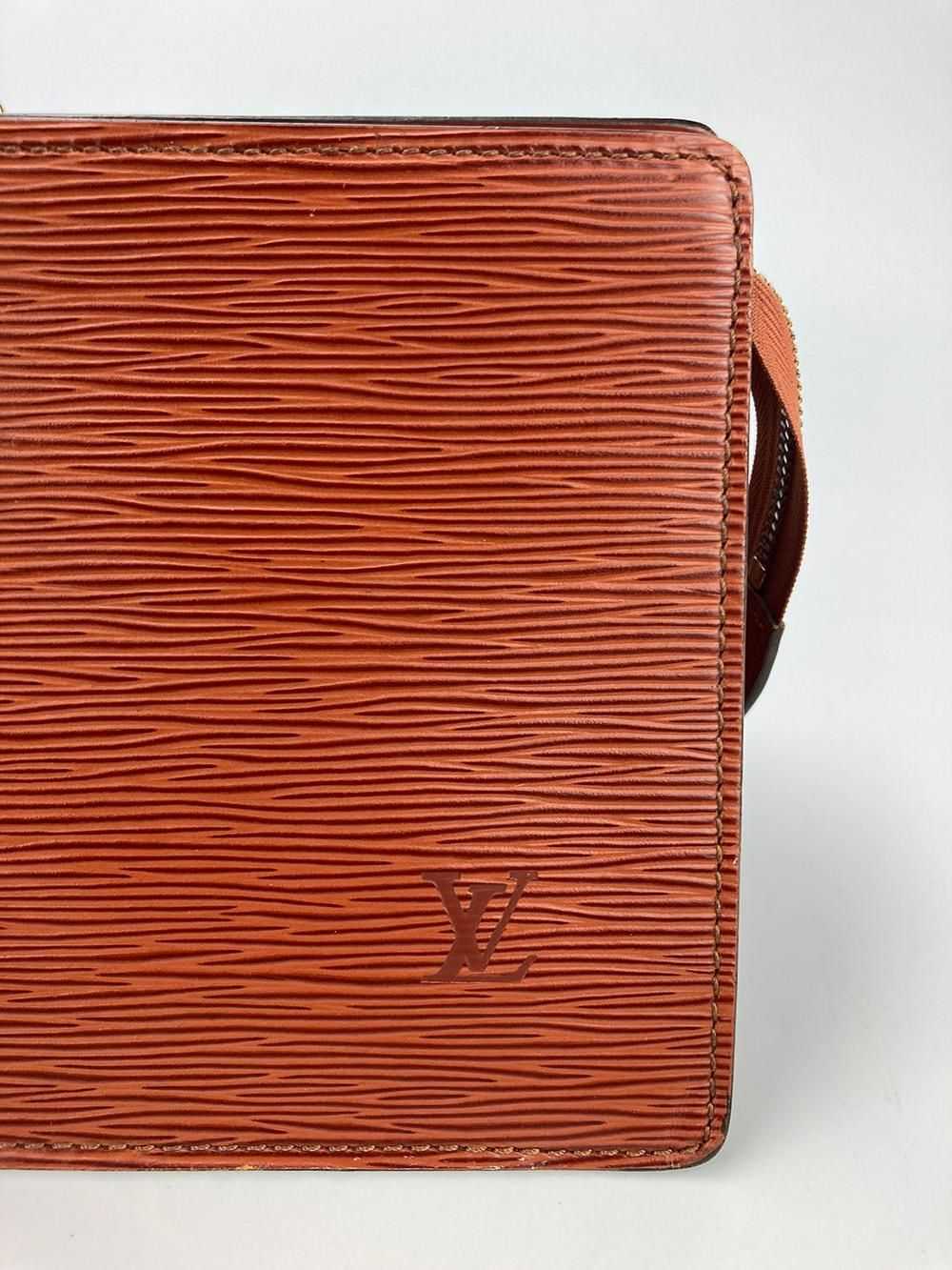 Louis Vuitton LOUIS VUITTON Brown Epi Sac Triangl… - image 4