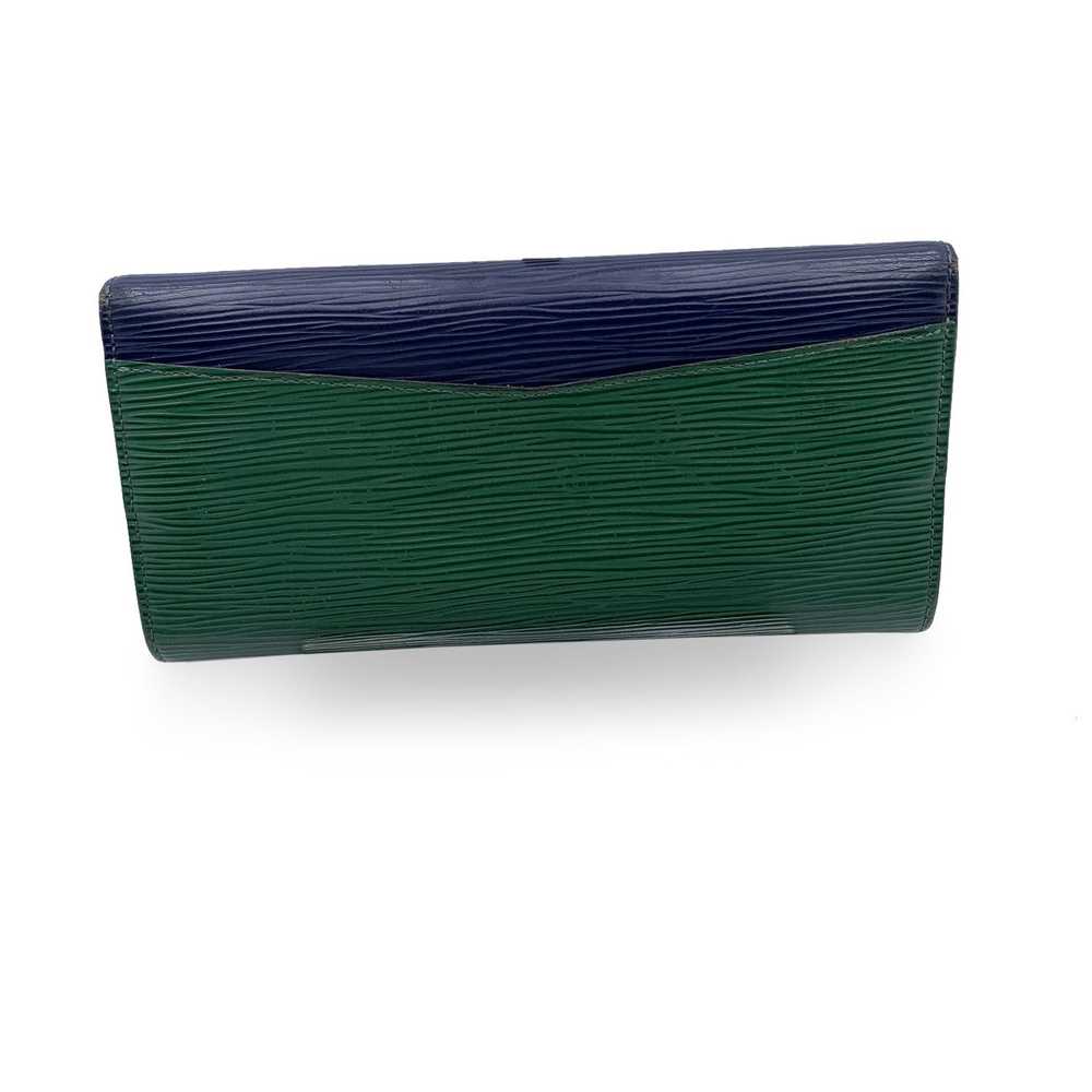 Louis Vuitton LOUIS VUITTON Blue Green Tricolor E… - image 3