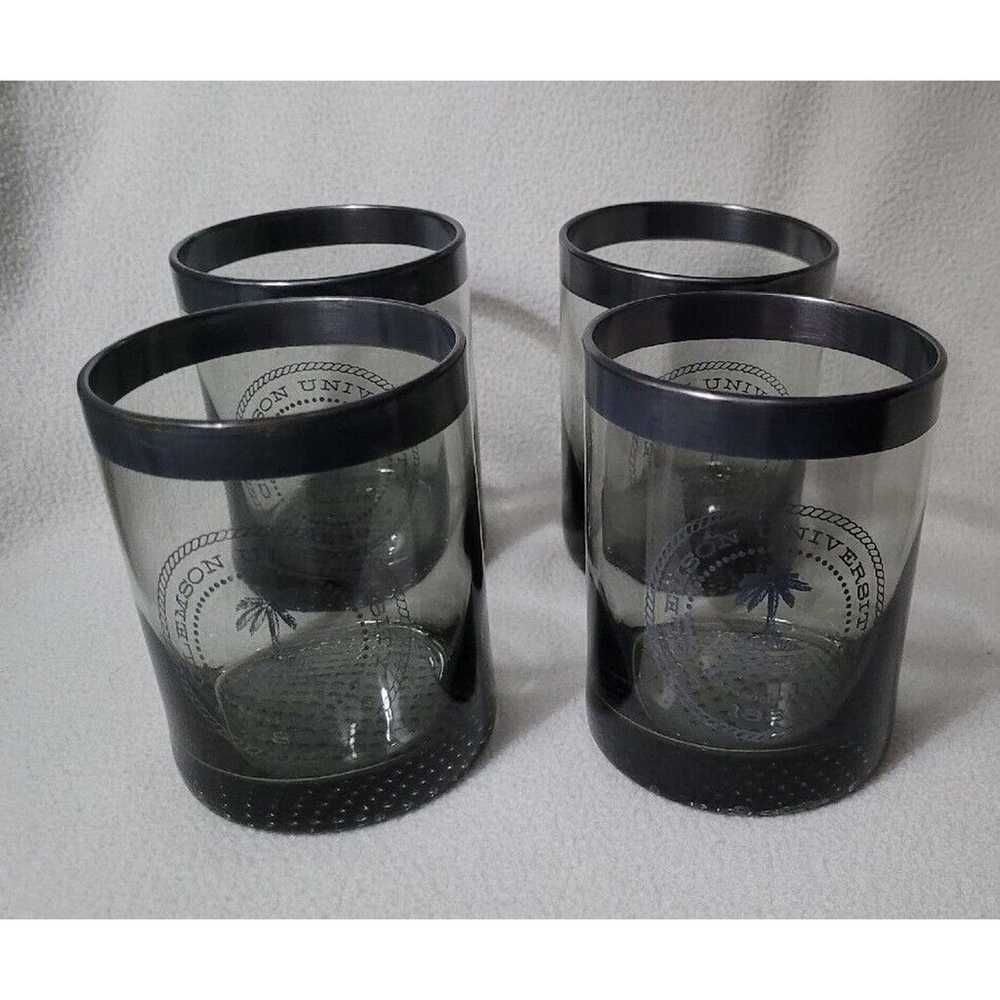 Lot 4 Clemson Tigers Clear Glass Liquor Cups Glas… - image 2