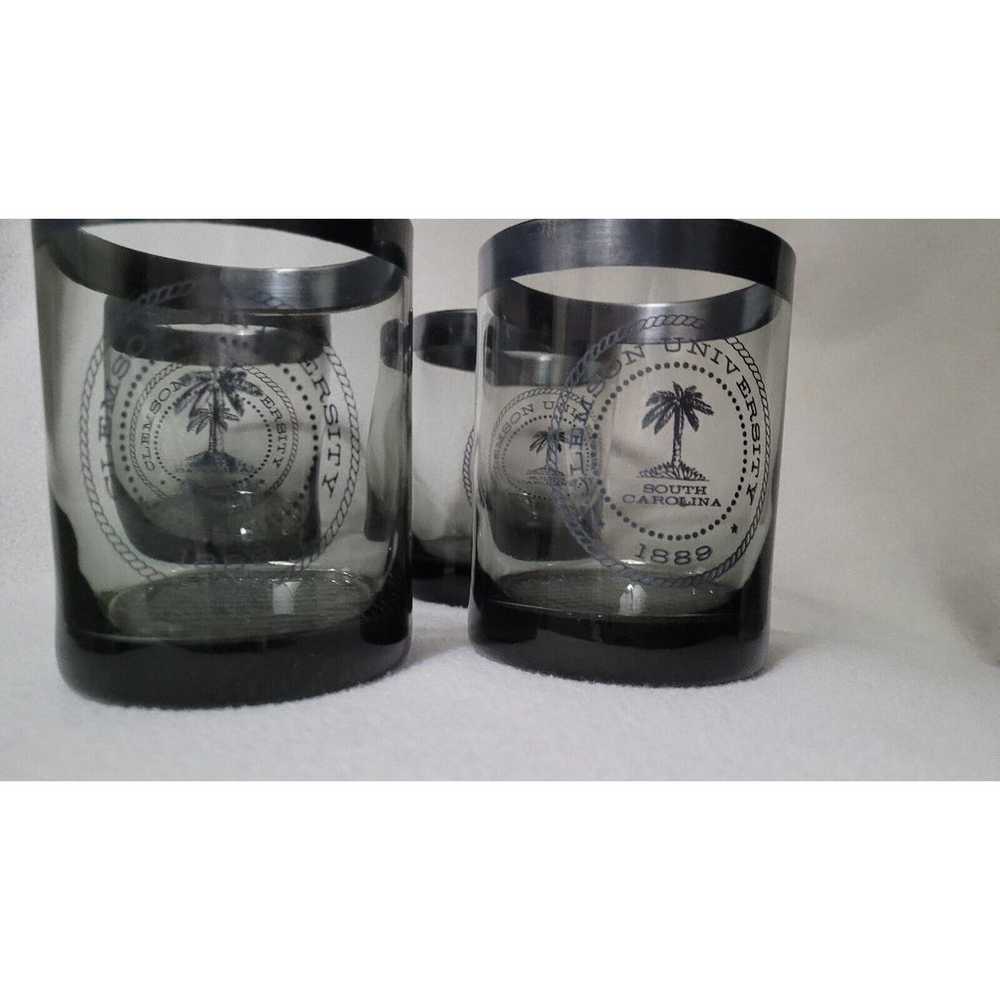 Lot 4 Clemson Tigers Clear Glass Liquor Cups Glas… - image 8