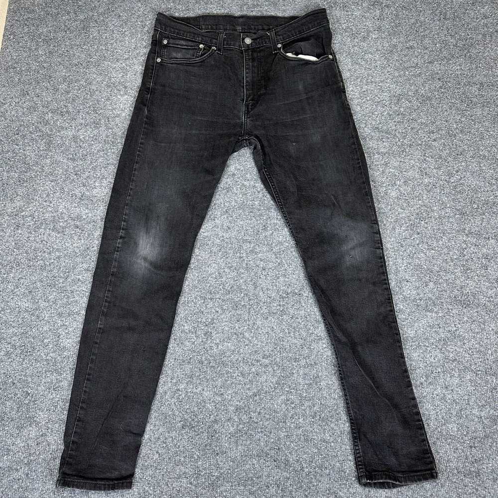 Levi's Levis 512 Jeans Mens 34x34 (32.5x30.5) Bla… - image 1