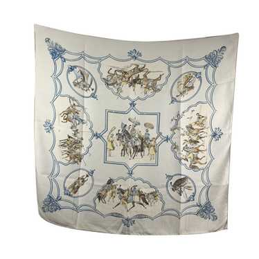 Hermes HERMES Paris Silk Scarf Les Chevaux Des Mo… - image 1