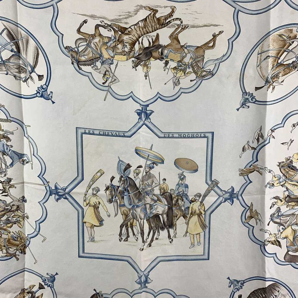 Hermes HERMES Paris Silk Scarf Les Chevaux Des Mo… - image 2