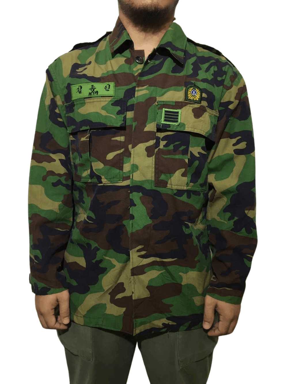 Camo × Military × Vintage Korean Army Camo Jacket… - image 1