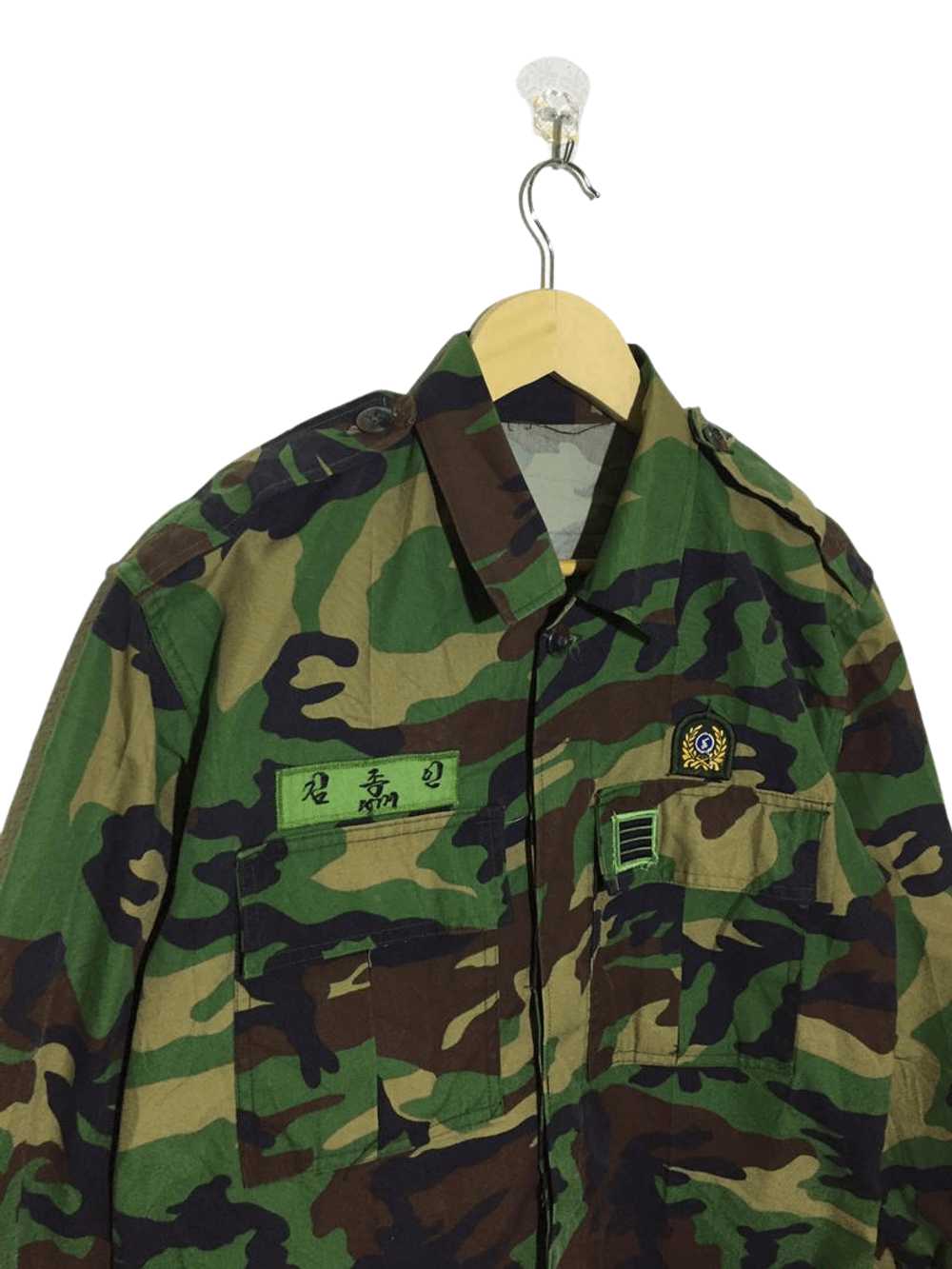 Camo × Military × Vintage Korean Army Camo Jacket… - image 3