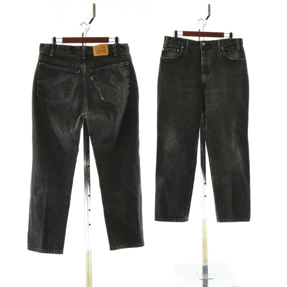 Levi's 90s Vintage Levis 540 38x30 Jeans Black St… - image 1