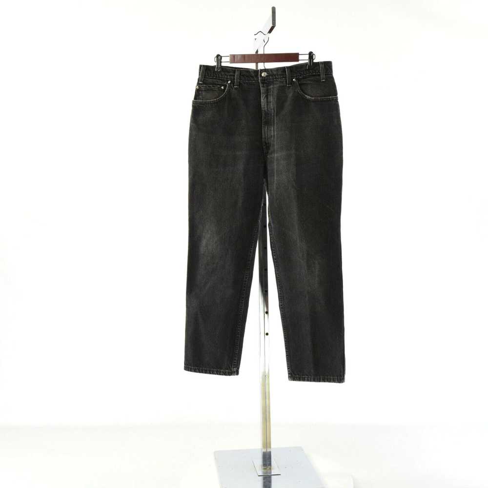 Levi's 90s Vintage Levis 540 38x30 Jeans Black St… - image 3