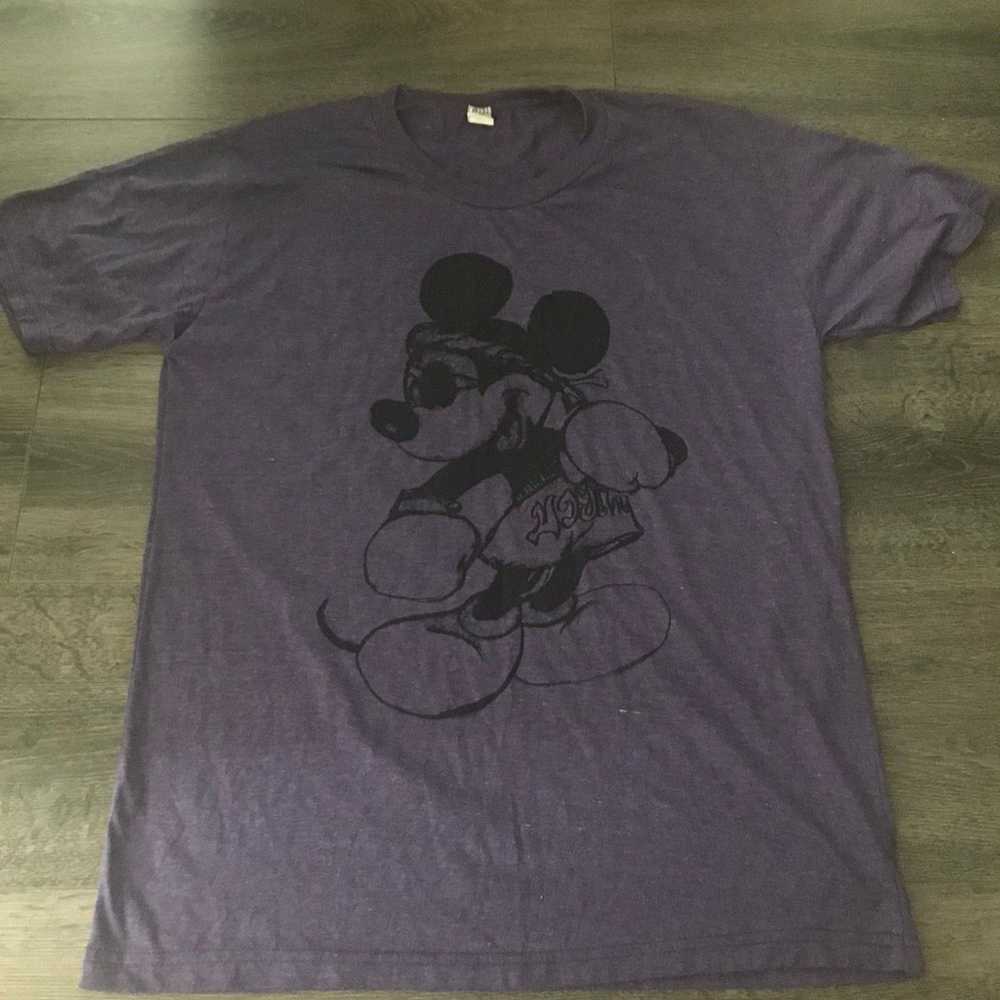 Disney × Mickey Mouse × Vintage Purple Muay Thai … - image 1