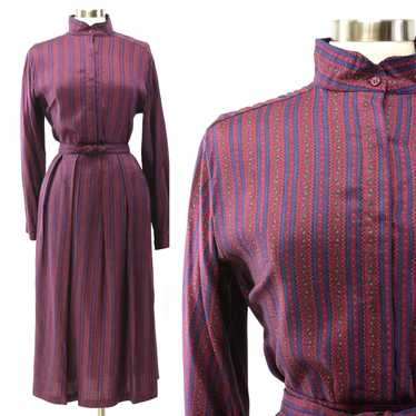 Vintage 70s Vintage Womens 12 Striped Skirt Set M… - image 1