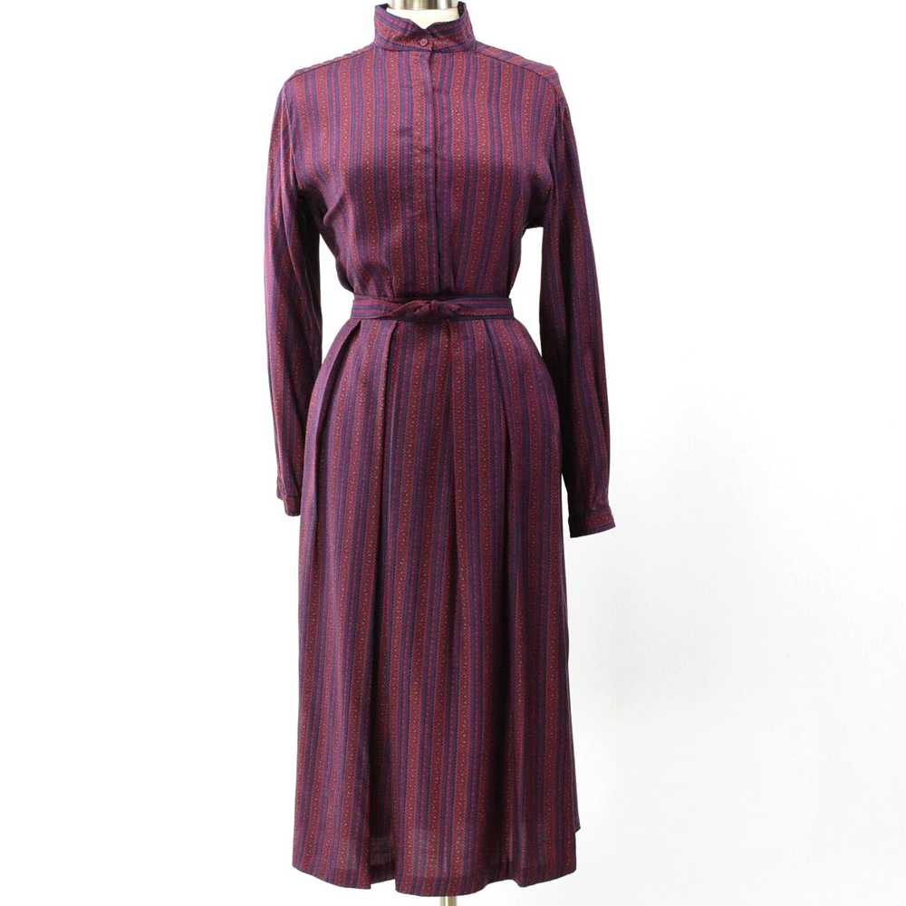 Vintage 70s Vintage Womens 12 Striped Skirt Set M… - image 3