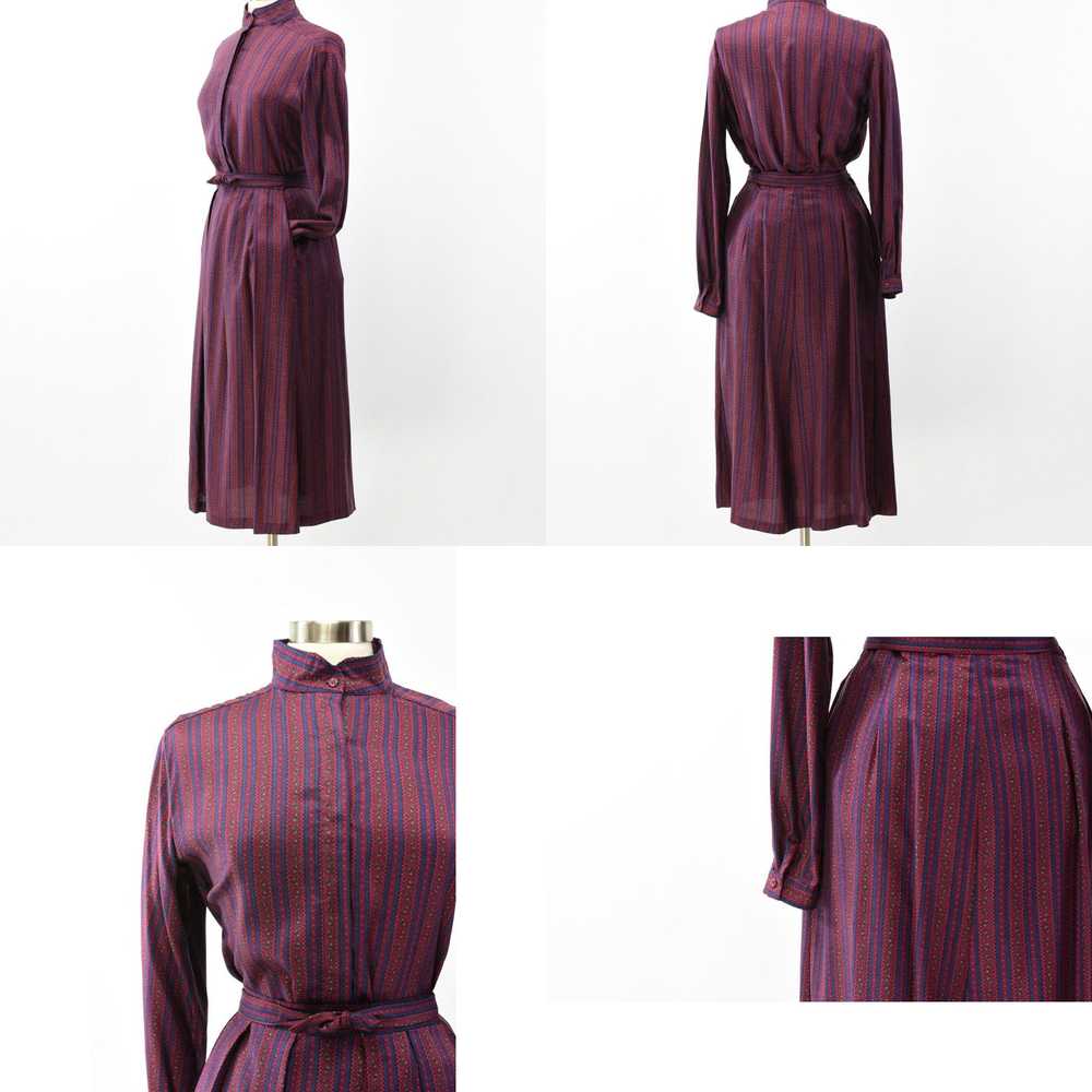 Vintage 70s Vintage Womens 12 Striped Skirt Set M… - image 4