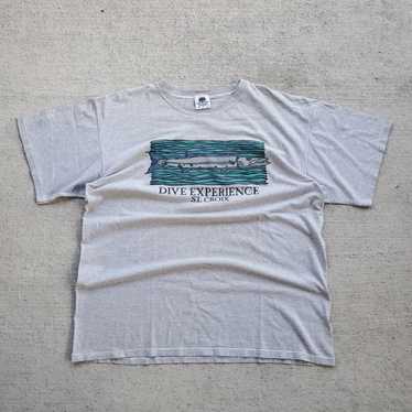 Vintage 1991 Nature Dive Experience Graphic T-shi… - image 1