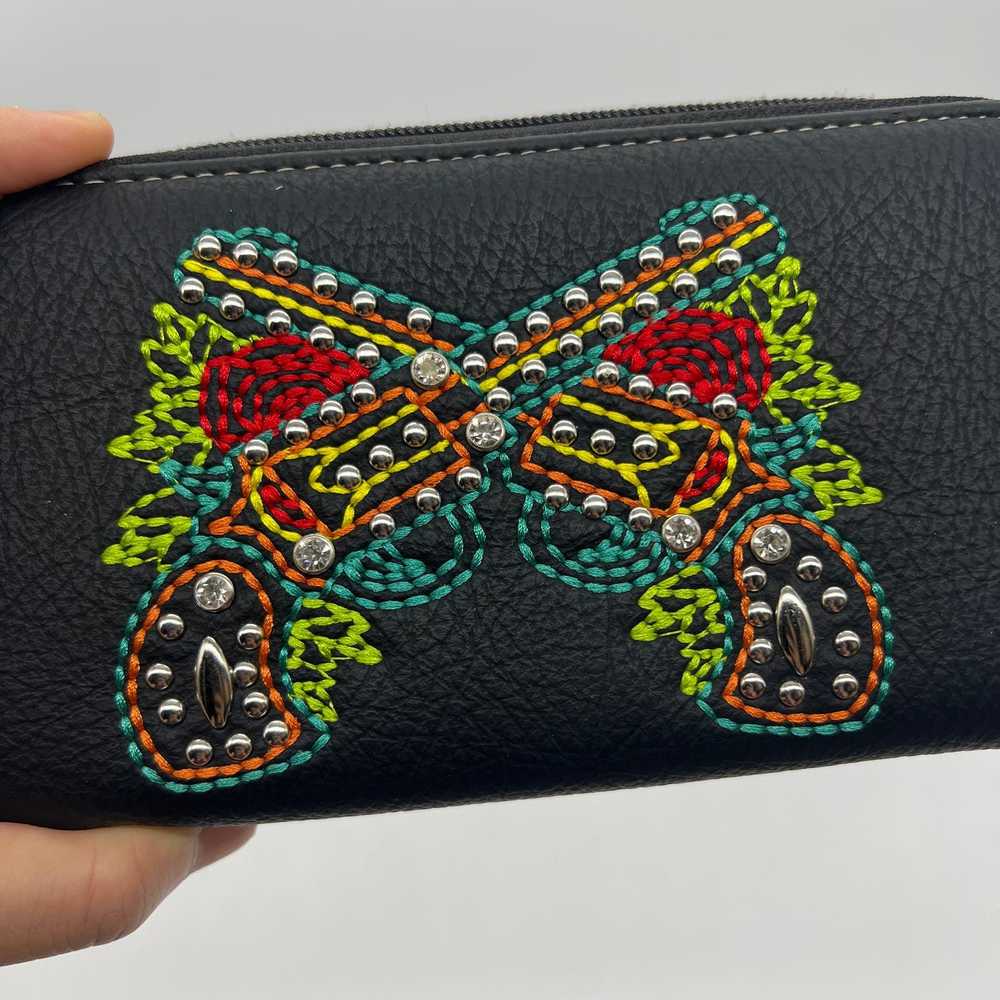 Other American Biang Women's Black Long Wallet Fa… - image 5