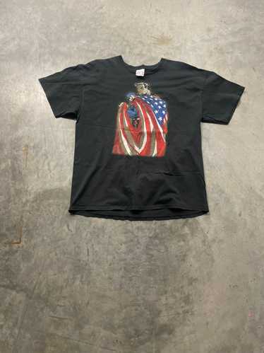 Vintage Vintage Y2K Graffiti Superman American Fla