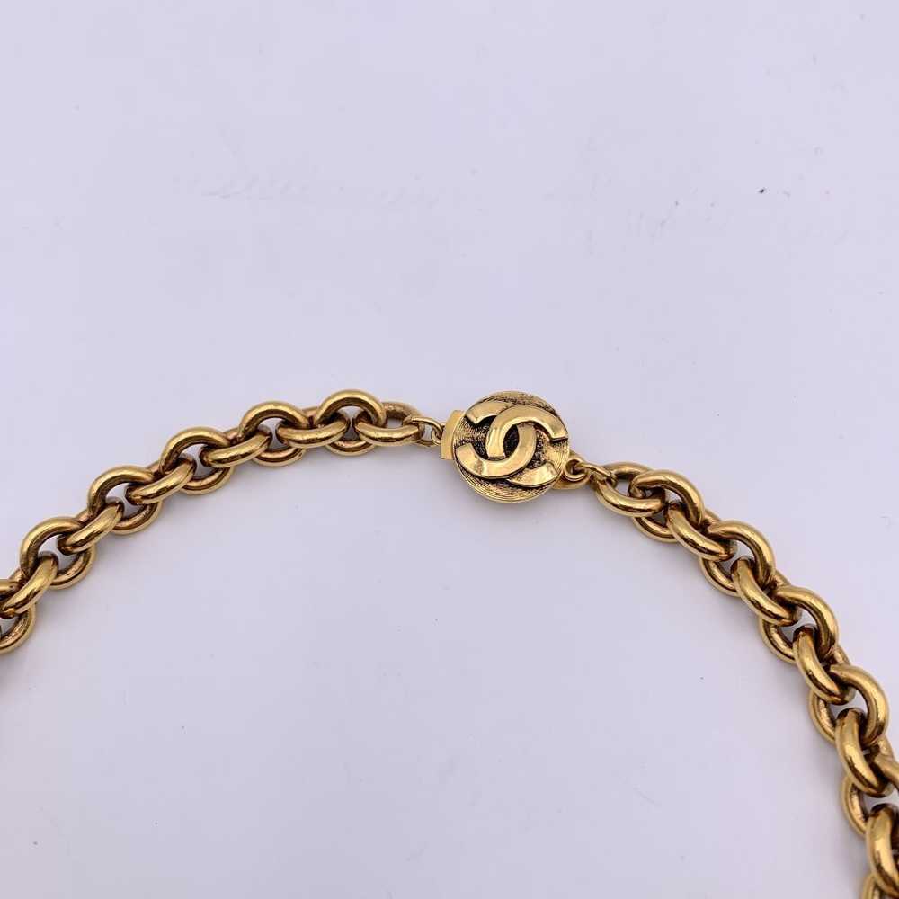 Chanel CHANEL Vintage 1980S Gold Metal Chain Neck… - image 6