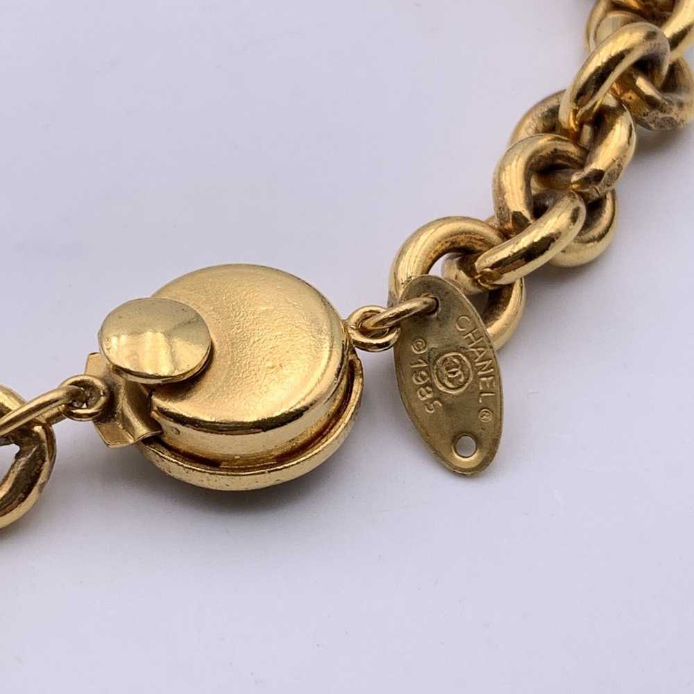 Chanel CHANEL Vintage 1980S Gold Metal Chain Neck… - image 7