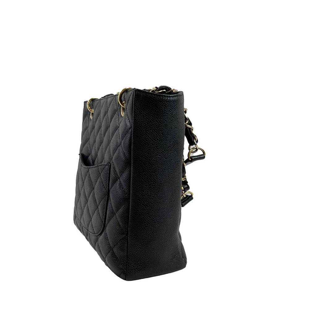 Chanel CHANEL Excellent Petite Shopping Tote Cavi… - image 5